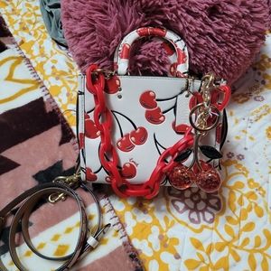 Coach Cherry Rogue 17 with Accessories
